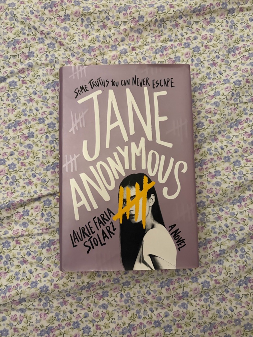 Jane Anonymous Hardcover Book - Lavender Cover book